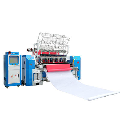 Computerized industrial lock stitch shuttle multi needle mattress quilting sewing machine